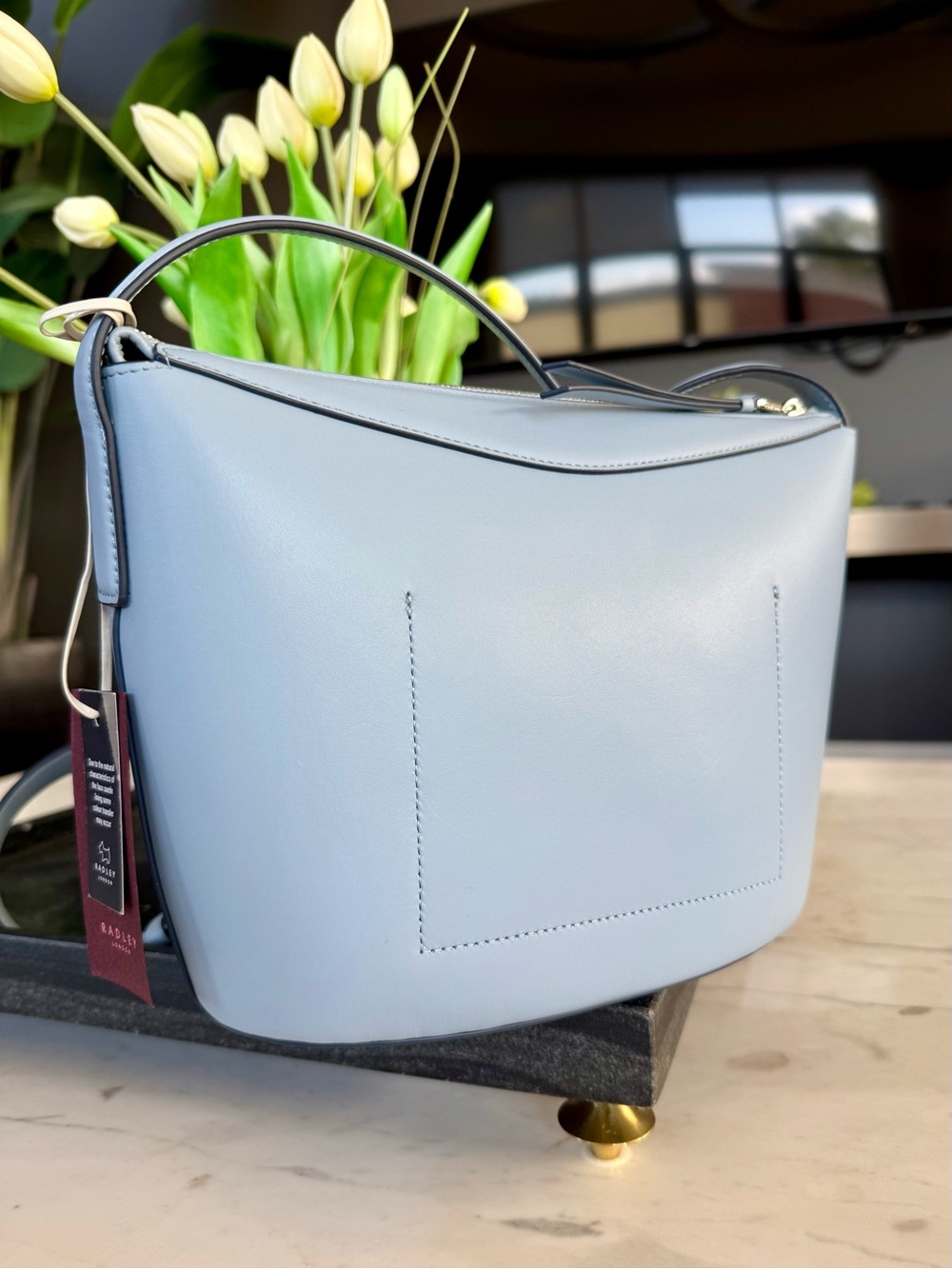 New Radley The Kensal Leather Small Ziptop Crossbody Bag - Picture 15 of 16